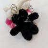 Cartoon Bear Pendant Keychain Plush Dolls Fashion Bag Ornaments Keyring for Keys