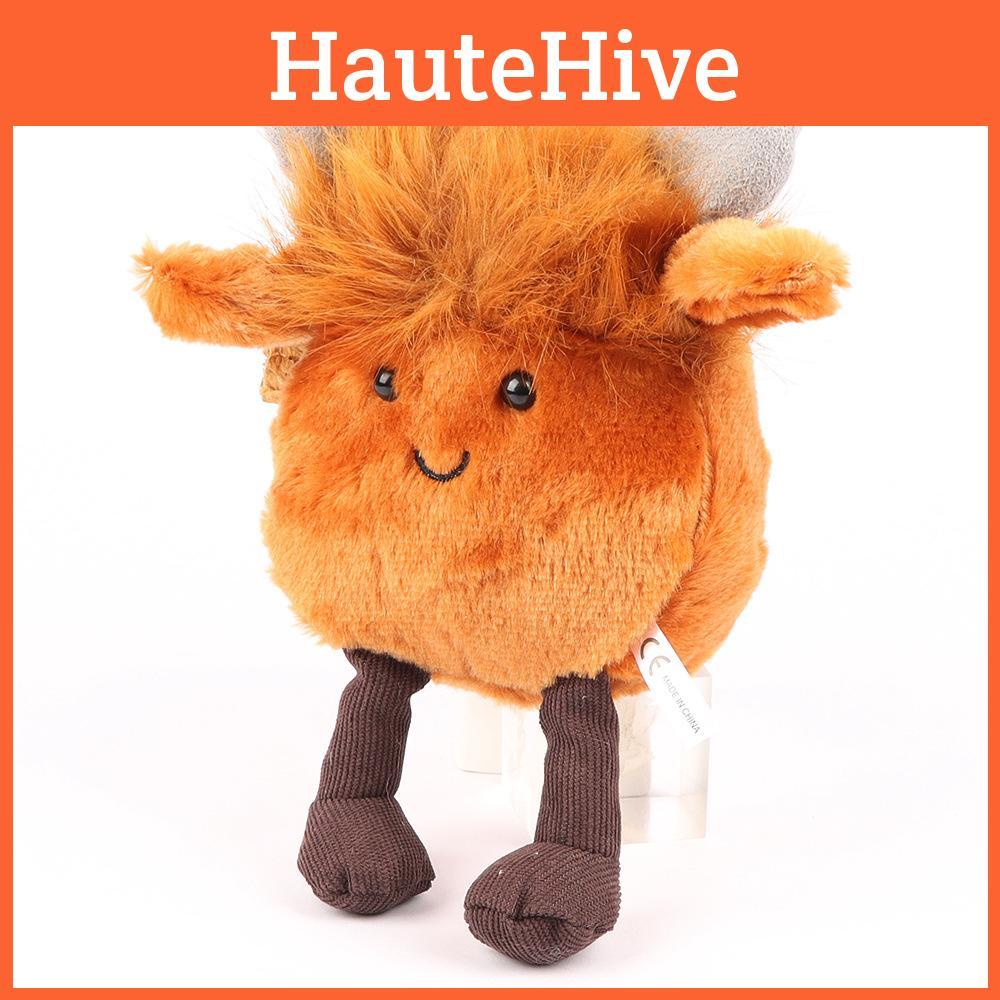 Highland Cattle Plush Toy Cartoon Stuffed Animal Doll Decorations Kids Gift