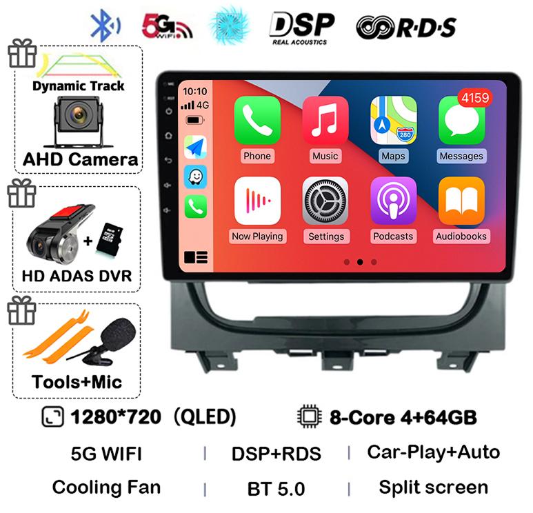 Android 14 Carplay Auto For Fiat Strada Idea 2012 2013 2014 2015 2016 Car Radio Multimedia Player Navigation GPS Stereo 2Din DVD