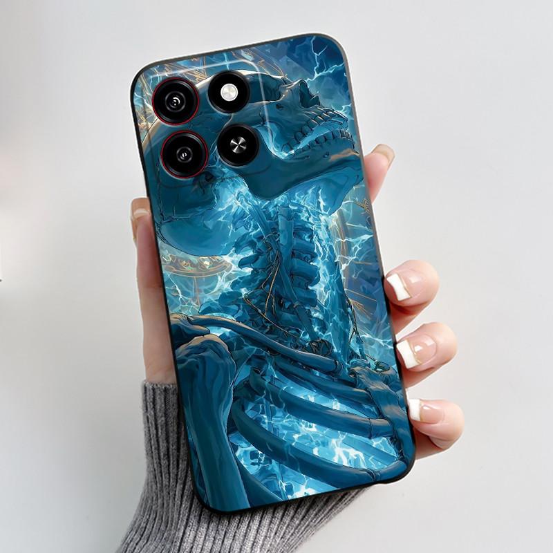 For ZTE Blade A35 Case Cute Cool Fashion Silicone Soft TPU Cover For ZTE Blade A55 Cases Blade A35 Back Cover Shockproof Bumper