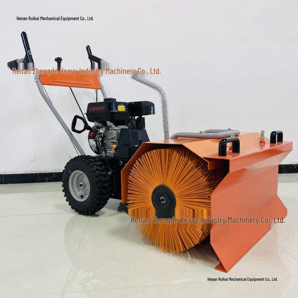 Compact Multi-Functional Snow Sweeper: Snow Removal & De-Icing Machine