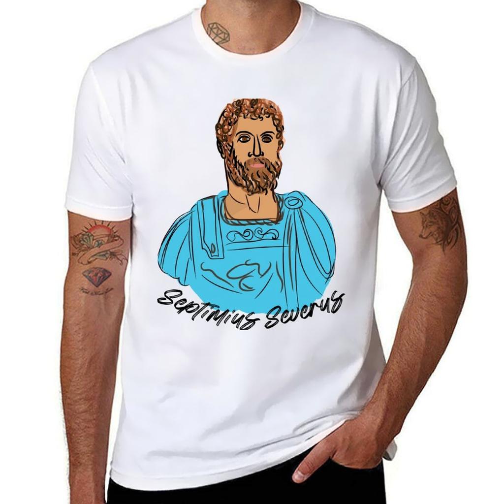 Septimius Severusrounisex Emperor Tshirt Casual Loose Fit Summer Tee Shirt