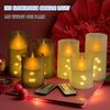 3pcs Electronic Candle Light Waterproof Simulation Flameless Candle LED Remote Control Candle Decoration Candle Festive Atmosphe