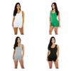 Stylish And Comfortable Womens Backless Jumpsuit With High Elasticity For Casual Wear