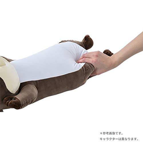 Livheart Premium Sleepy Animals Cool Pillow, Calico Cat Yuzu (approx. 56cm long), Cool to the Touch, Antibacterial, 88603-10