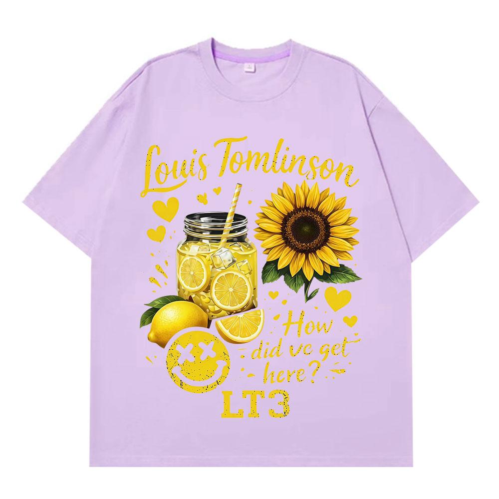 Singer Louis Tomlinson How Did I Get Here Tour 2026 Print Tshirt Unisex Unisex Fashion Tshirt Cotton Vintage Loose Tshirs Fan Gift