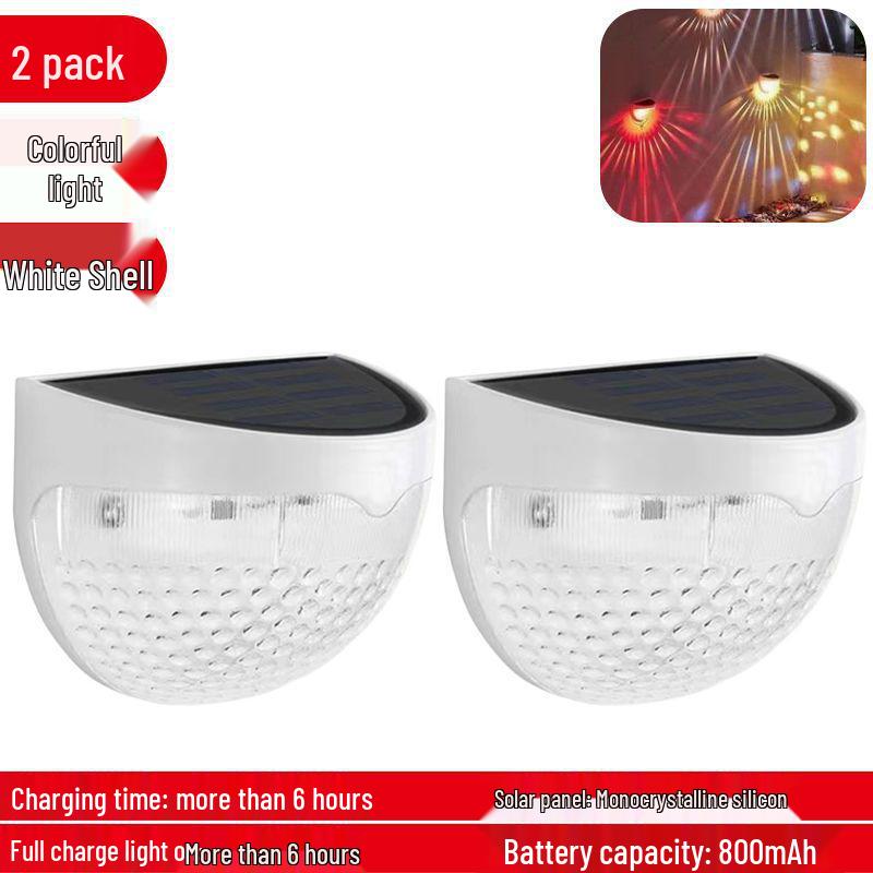 Solar Wasserdichte Außenleuchten – Automatisches Einschalten bei Dämmerung zur Dekoration von Garten, Rasen, Wand und Zaun.