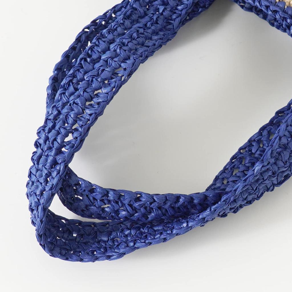 Raw wool itohenlab knitting kit geometric patterned knitted bag #9-3