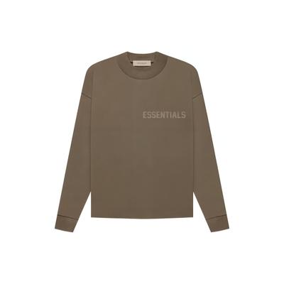 Fall/Winter 2022 Long Sleeve Tee Men Tops Woody-Brown FOG-FW22-478