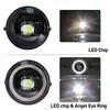 LED Fog Light For Toyota Tacoma Tundra Sequoia 2005 2006 2007 2008 2009 2010 2011 2012 2013 2014 2015 DRL Angel Eyes Headlight