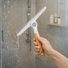 Non-Scratch Rotating Window Squeegee Wooden Handle Handheld Water Wiper Water Removal Soft Silicone Scraping Scraper