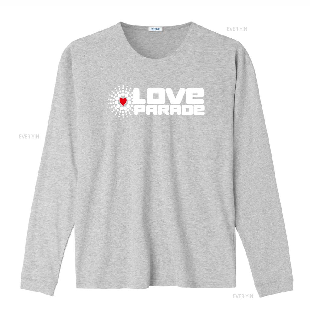 Love Parade Berlin T Shirt Electronic Dance Music Festival Print Vintage Washed Unisex Slightly Stretched Versatile Streetwear
