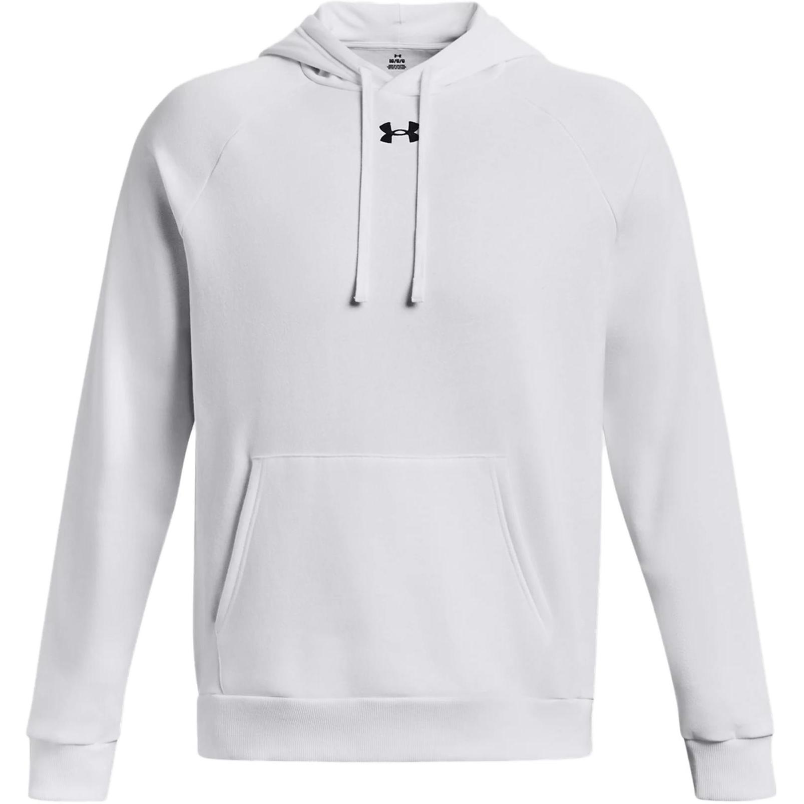 

Under Armour Толстовка Rival Fleece с логотипом бренда, мужская толстовка с капюшоном, белая 1379757-100