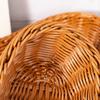 Imitation Rattan Woven Bread Basket Wicker Fruit Baskets for Food Serving Display Vegetables Home Kitchen Restaurant