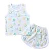 Children's Clothing Print Sleeveless Tops Shorts Cute Breathable Kids Summer Vest Shorts Set Tank Top For Baby Clothing Children
