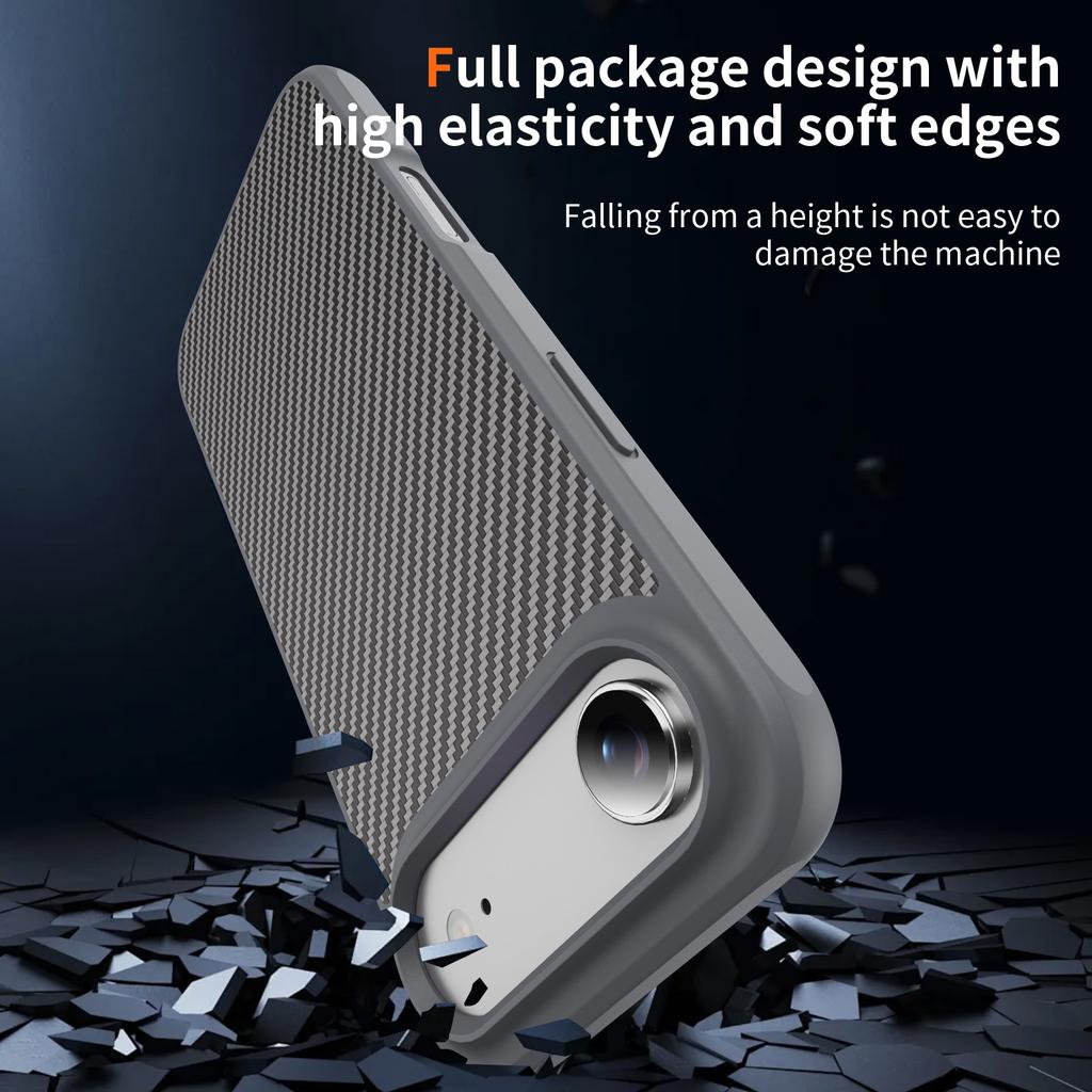 Pro iphone17 Módní kryt na mobil z uhlíkových vláken pro Iphone 17 Air 16 Plus Pro Max Iphone17 IphoneIphone16 Přiléhavé kryty