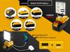 Jingdewei Portable LED Work Light with Lithium Battery for Outdoor and Auto Repair