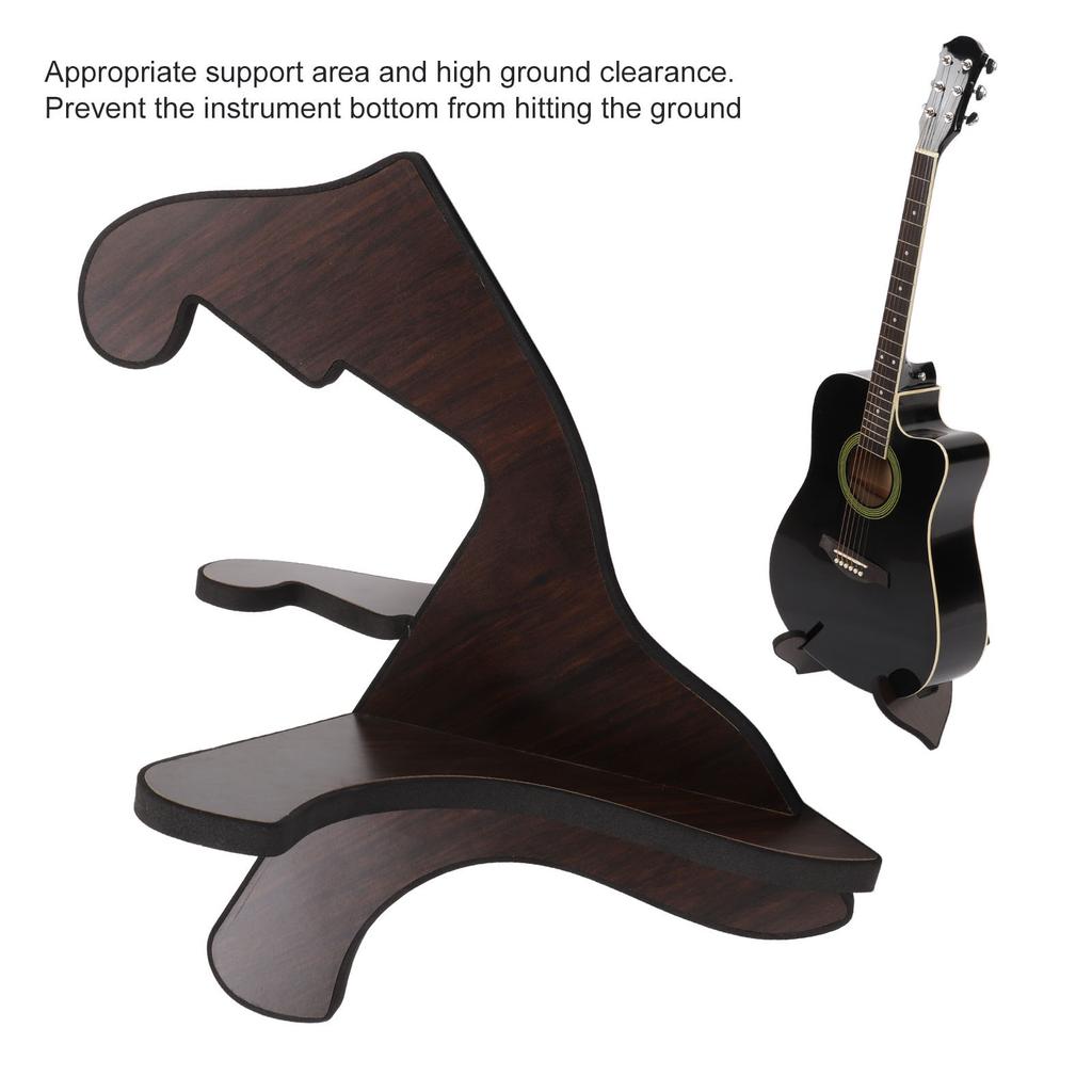 Gitarrenständer Holz Abnehmbare Montagehalterung X-Rahmen Tragbarer Saiteninstrumentenhalter
