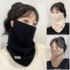 Warm Ear Cover Windproof Neck Gaiter for Women Cyclists Multi functional Thermal Scarf Perfect for Cold Outdoor Sports