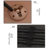Adjustable Aluminum Folding Outdoor Table with Lamp Holder for Camping and Motorcycle Touring