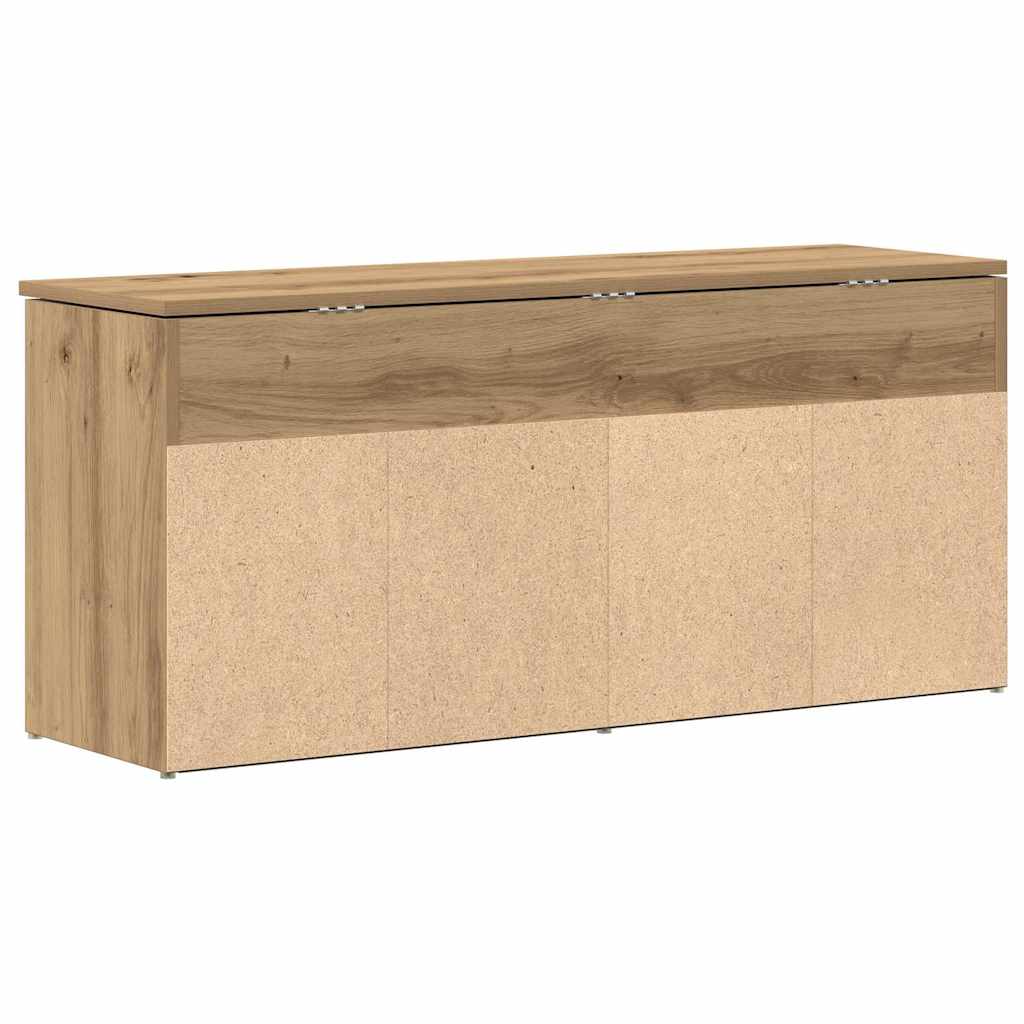 Shoe Bench Artisan Oak 102 x 30.5 x 45 cm Engineered Wood