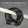 Bicycle Lock With Password Code Secure Steel Cable For Mountain Bike And City Commute