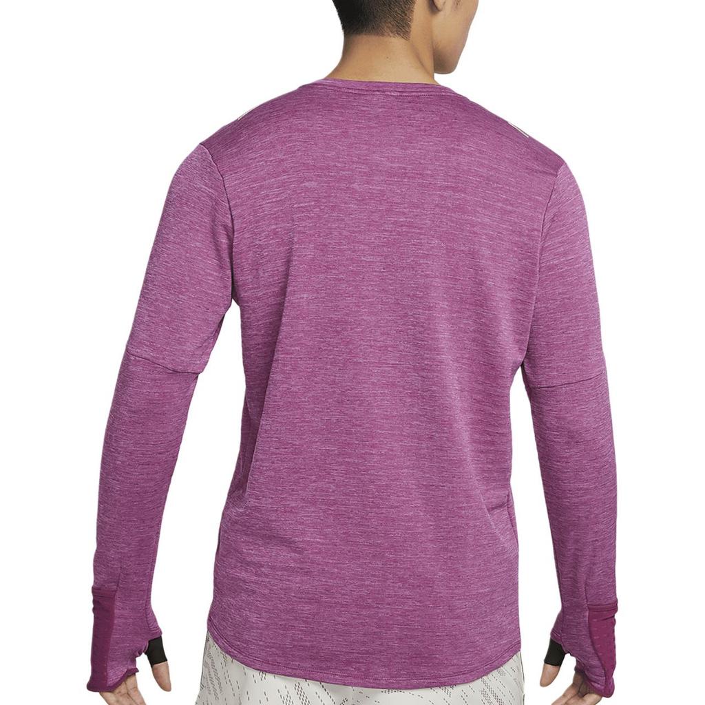 Nike T Shirts Men's Purple Crew Neck Moderate Straight Fit DD5650-653