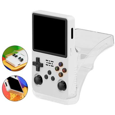 Handheld Console Protective Shell For Ambernick R36S Handheld Game Console Transparent TPU Protective Soft Sleeve Accessories
