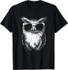 Unisex T-shirt Owl Sunglasses Graphic T-Shirt