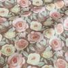 160cm*50cm cotton coffee rose cotton twill baby quilt cover DIY handmade clothing bed curtain curtain tablecloth cotton fabric