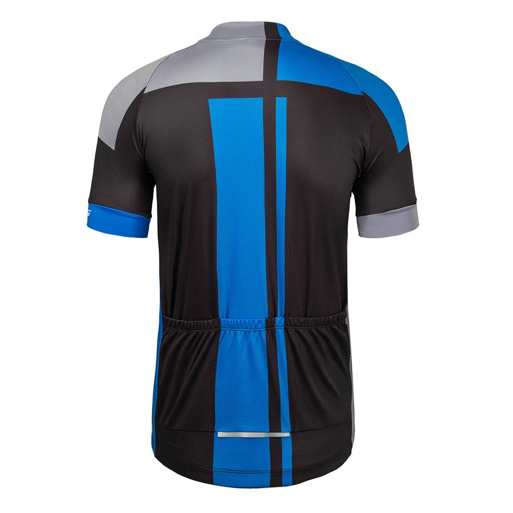 Wisdom Leaves Cycling Bib Pants, 4-Length, Quick-Drying, Breathable, Blue, Size M