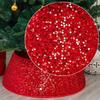 Gränsöverskridande julgransmatta tredimensionell rund plysch julgransstaket scendekoration julgransfot