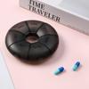 Colorful Portable 7-Day Moisture-Proof Pill Organizer with Compartments