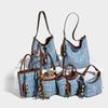 Niche Woven Women's Bag Denim Blue Underarm Bag Clutch Shoulder Bag Handbag Korean Style 2025 New Fashion Retro