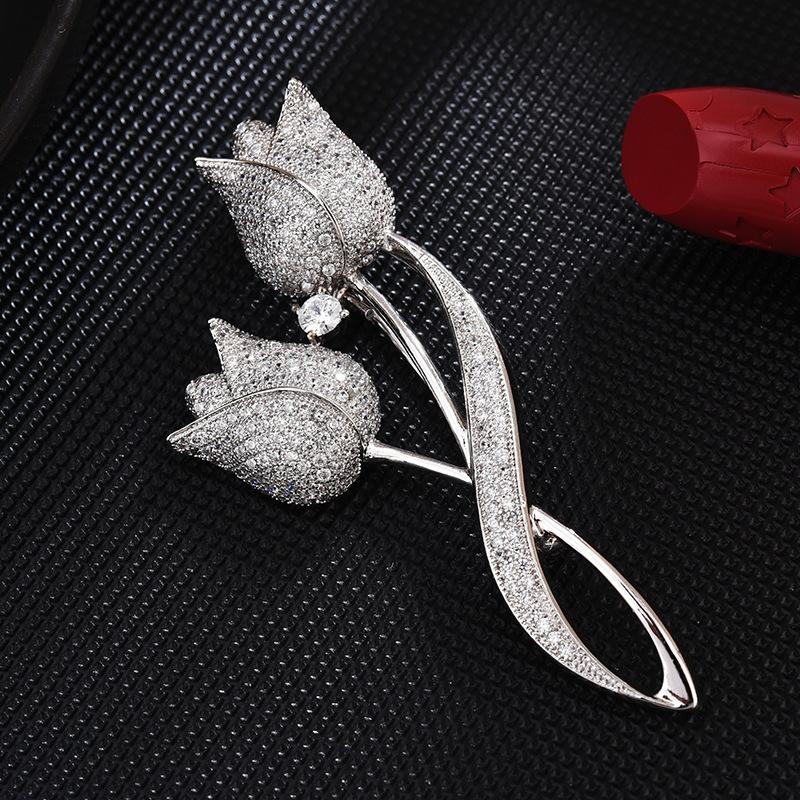 Senior brože Květinové Brože Odznaky pro ženy Přívěsek Módní brože Šperky