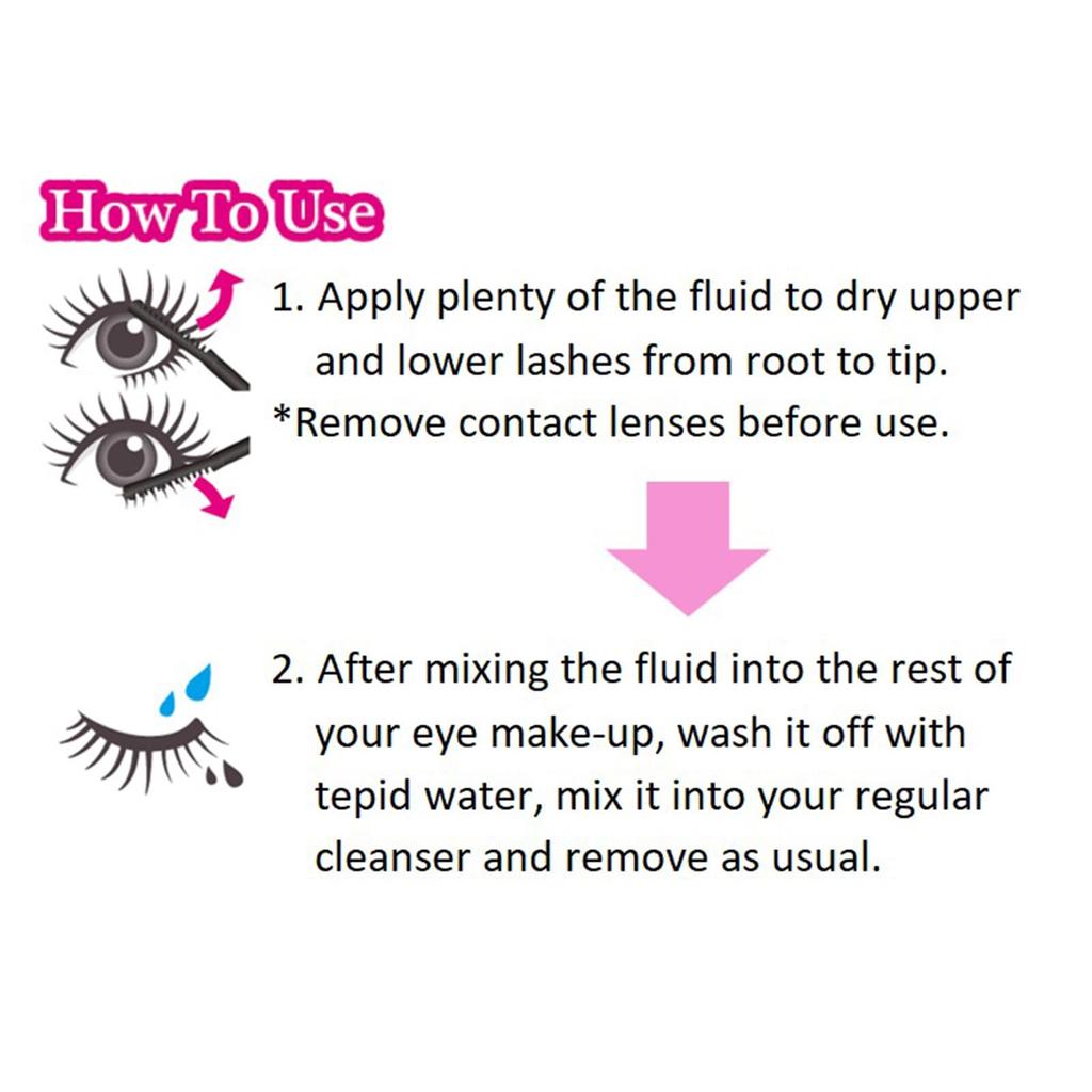 Canmake Quick Lash Curler Clear Mascara Base Top Coat 3.4g (Transparent Type) & - Curl-Holding