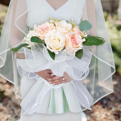 Artificial Bridal Bouquet Wedding Bouquets for Bride Elegant Throw Mother's Day