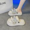 Thick-Soled Couple's Breathable Non-Slip Beach Sandals for Comfortable Holiday Leisure