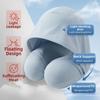Slow Rebound U-Shaped Neck Pillow Foldable Design Ice Silk Neck Rest Cushion  Long Flights