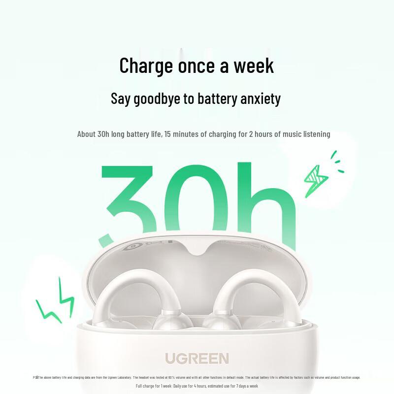 Ugreen HiTune S3 Open-Ear Air Conduction Ear Clip Wireless Earbuds