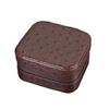 Elegant PU Leather Watch Case 2 Slots Timepieces Organizer Fashionable Watches Travel Pouch for Jewelry Enthusiasts