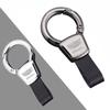For Cadillac ATS BLS CT4 CT5 CTS ESCALADE SLS SRX XT5 XT6 XTS Luxury Car Logo Keychain Holder Leather Alloy Key Rings Pendant