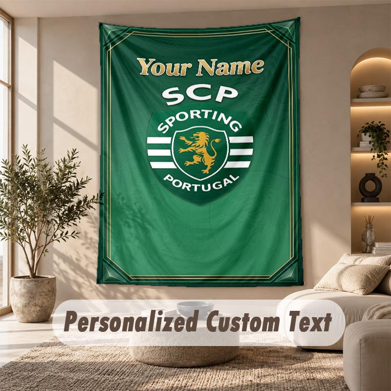 Tapestry Custom Name Text, Wall Hanging Tapestry Home Room DecorSporting CP