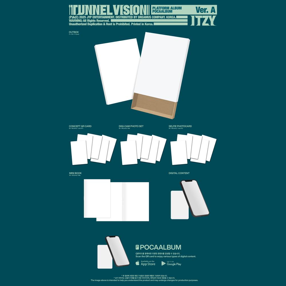 Pre-order itzy TUNNEL VISION Album POCAALBUM ver. & SHOP POB