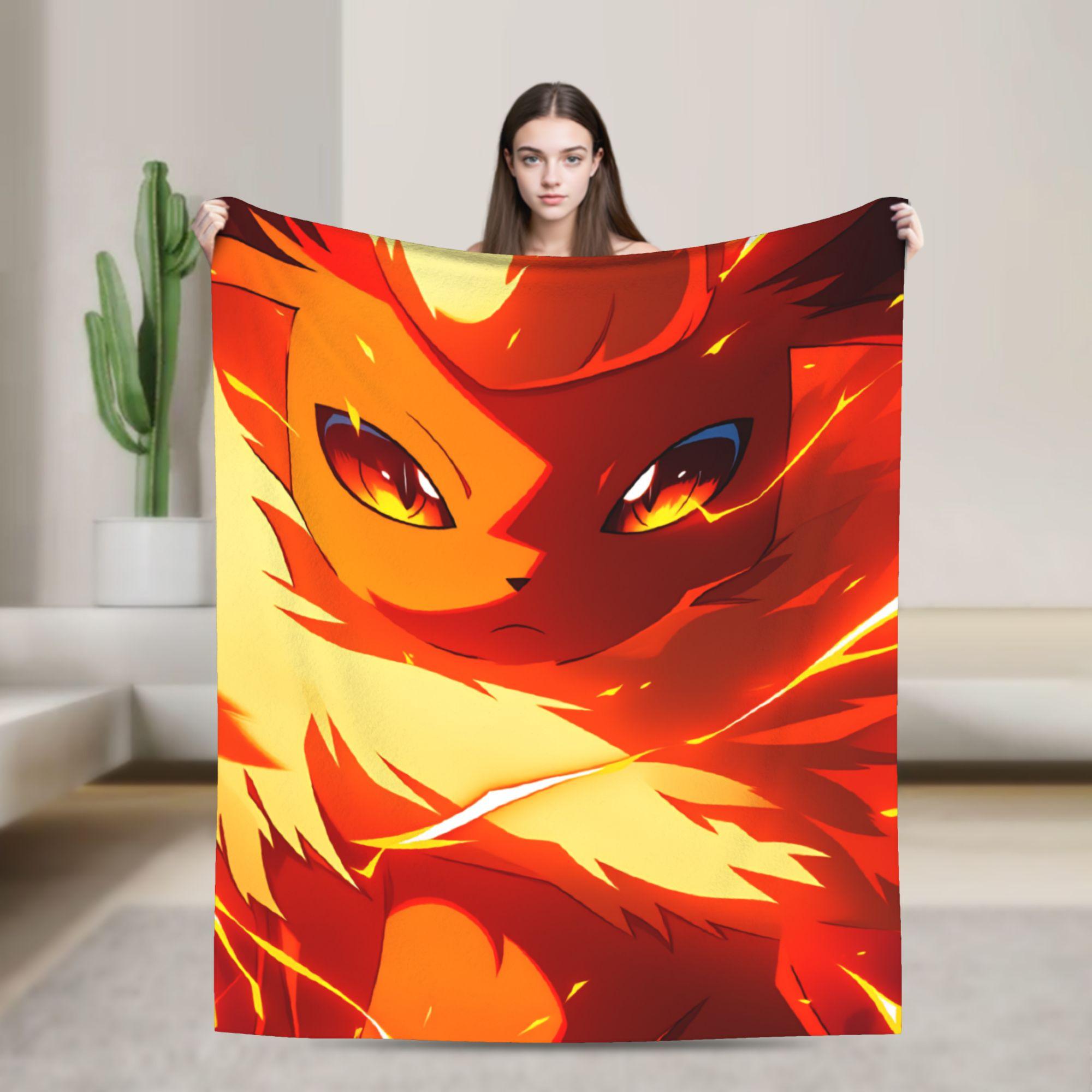 

Пледы Флареон Качественные Теплые Мягкие Пледы Зимние Для Девочек Мальчиков Гостиная Эстетичный Покрывало 75x90cm