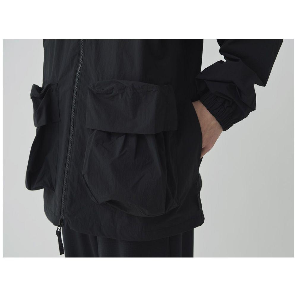 Snow Peak Unisex NyLon Tussah Jacket BLack Jk 25su00804019 [Unisex L Size]