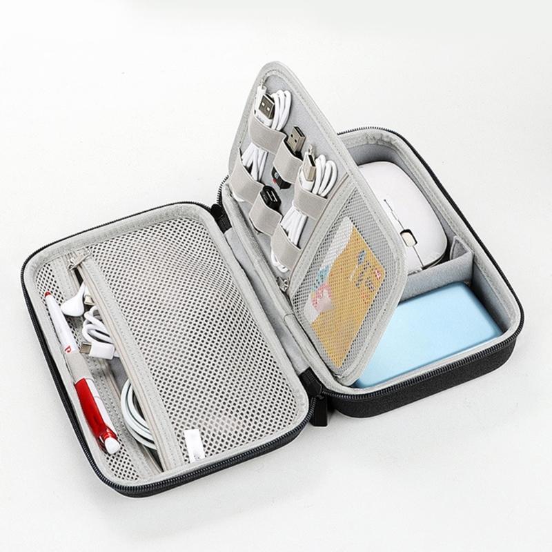 Travel Cable Organizers Pouch Electronic Accessories Carry Case Portable Storage Bag for Charging Cable Phone