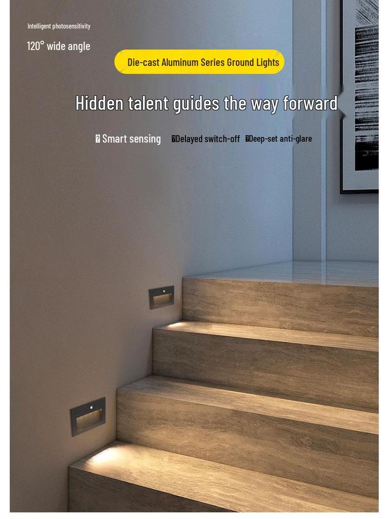 Recessed Waterproof Outdoor Stair and Pathway Light