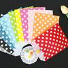 25Pcs Polka Dot Striped Paper Bags, Colorful Party Favor Bags, Wedding Birthday Dessert Cookie Gift Packaging Bags