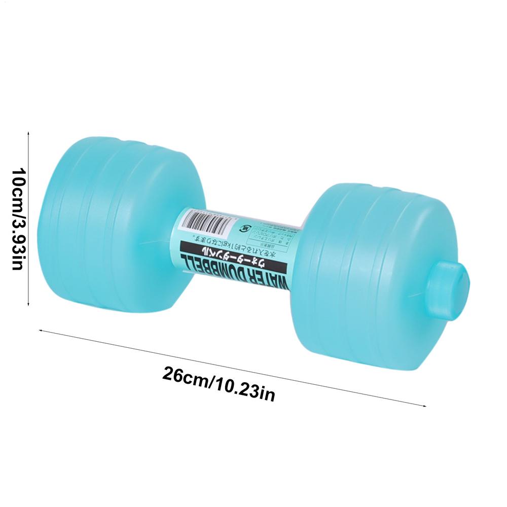Water-filled Dumbbell Portable Dumbbell Sports Water Bottle for Arm Strength Training Home Gym Fitness Equipment